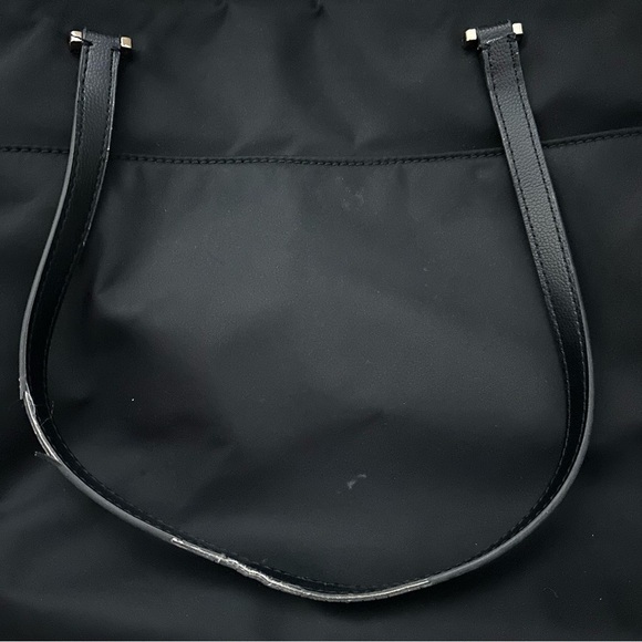 Kate Spade Black Nylon Diaper Tote Bag Large Travel Work Carryall - Picture 11 of 14